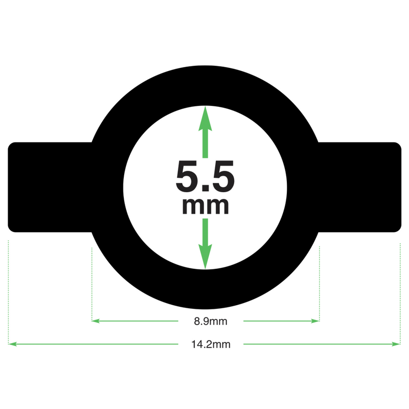 Double Barb Key - Plastic